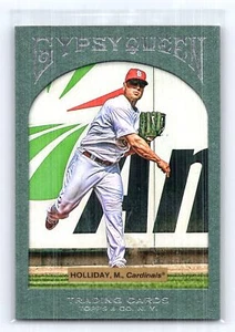 2011 Topps Gypsy Queen #41 Matt Holliday incorniciato verde - Foto 1 di 2