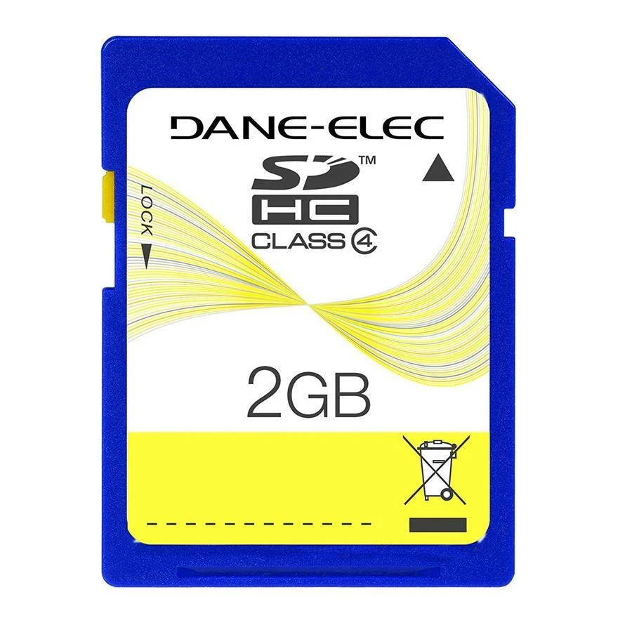 Dane-Elec 2GB SD Secure Digital Memory Card - Class 4 (DA-SD-2048-R) - Image 1 of 1