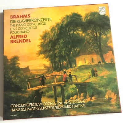 Brahms Piano Concertos Alfred Brendel -  Die Klavierkonzerte 2 LP BOX SET - Image 1 of 4