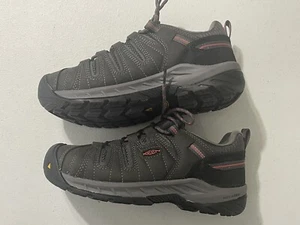 KEEN Women’s Size 8 Flint II (2) Sneaker Steel Toe 1023232M Magnet/Rose NIB - Picture 1 of 10