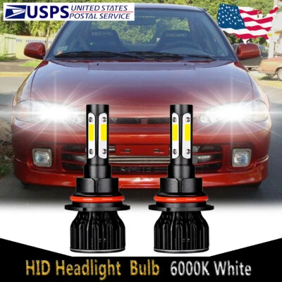 For Mitsubishi Mirage 1988 1993-1996 - 2X 9004 LED Headlight Bulb Hi Lo Beam K9B - Image 1 of 4