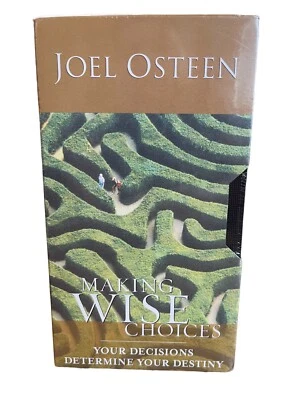 Joel Osteen Ministries Making Wise Choices VHS 3 Tape Box Set New Christian - Image 1 of 3