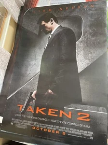 Double Sided Original Movie Posters ~ 27”x40” TAKEN 2 - Liam Neeson - Picture 1 of 7