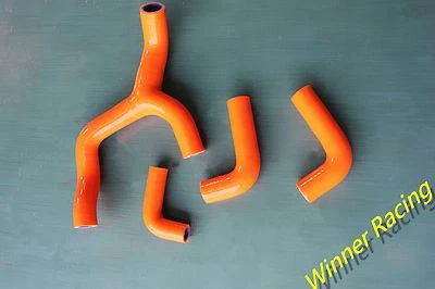 Manguera radiador silicona naranja Fit KTM 250/350 EXC-F/XCF-W/Six Days 14-2015 Foto 1 de 3