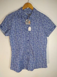 Women's Regular Fit Short Sleeve Size L, Floral COD45 - Picture 1 of 10