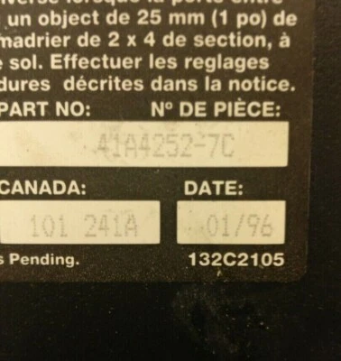 LiftMaster 41A4252 & 41A4252-7C Logic Board Mail In Repair Service Only - Image 1 of 2