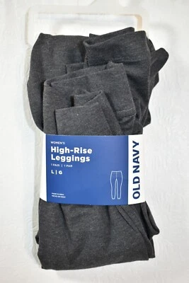 Old Navy High Rise Leggings Size Large  Gray Women's New - Image 1 of 4