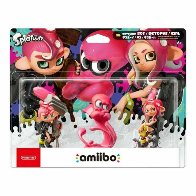 Nintendo Splatoon Series amiibo Figure - 3 Piece