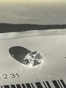 loose oval natural diamond 0.40 Carat 6.25x3.90x2.31mm - Picture 1 of 4