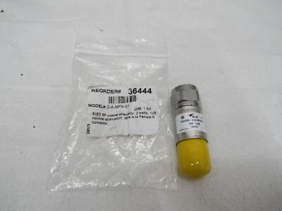 Bird 2-A-MFN-01 A-Series RF Coaxial Attenuator - 2W 1dB - Type N Male-to-Female - Image 1 of 4
