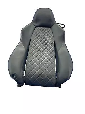 AUDI R8 2017-2022 FUNDA DE COJÍN ASIENTO SUPERIOR DELANTERO IZQUIERDO Y ESPUMA CUERO NEGRO *DESGASTE Foto 1 de 4
