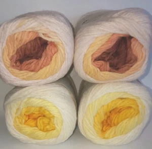 Cumulus Degrade Yarn Juniper Moon Farm 94% Cotton 6% Nylon Super Soft & Smooshy - Picture 1 of 11