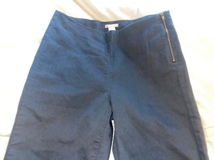 H & M  (HANES & MAURITZ)  10    GREY SLACKS/PANTS     side ZIPPER  PRE-OWNED - Picture 1 of 11