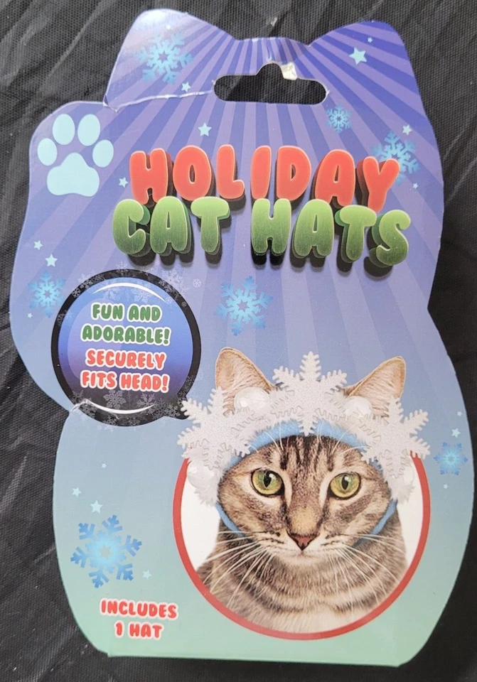 Праздник Cat шляпы: снежинка шляпа (новый в коробке) - Изображение 1 из 1
