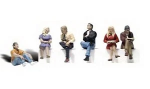 Woodland Scenics A2759 O Scale People Sitting - Picture 1 of 5