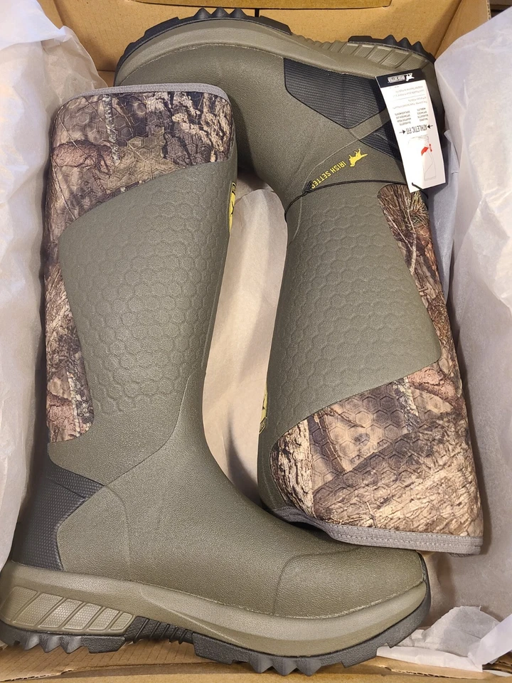 Irish Setter MudTrek Waterproof Rubber Hunting Boot (WOMENS 7 E) 4844 Mossy Oak - Image 1 of 4