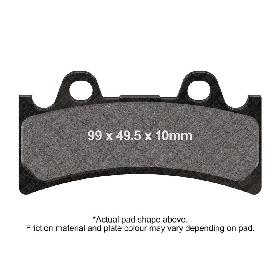 Pastilla de freno de calle sinterizada doble H EBC delantera derecha Yamaha YZF 750 R 1993-1997 Foto 1 de 1