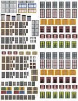 16 SHEETS EMBOSSED BUMPY landscape stone paper 21x29cm SCALE 1//87 HO m8u7