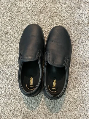 Zapatos Tredsafe Unisex Antideslizantes Talla Hombre 6/Mujer 7W Negros Sin Cordones Foto 1 de 4