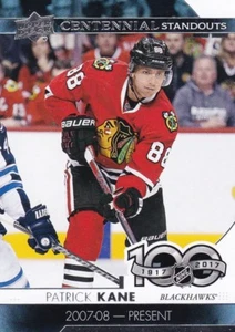 PATRICK KANE 2017-18 17-18 UPPER DECK 1 CENTENNIAL STANOUTS #CS-88 CHICAGO - Picture 1 of 1