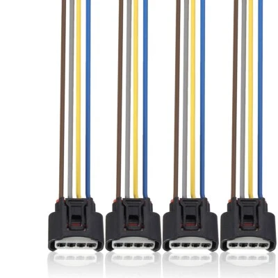 4 x Arnés de enchufe conector hembra bobina de encendido para Toyota Highlander 2001-2007 Foto 1 de 4