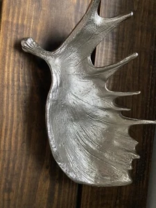 Metal Moose Antler Accent Bowl - Picture 1 of 5