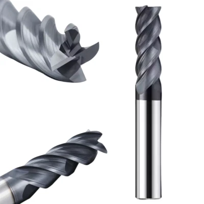 VHM Schaftfräser Ø1-20mm TiAlN 50HRC kurz/lang Universal VA-Fräser 4-Schneiden - Bild 1 von 4