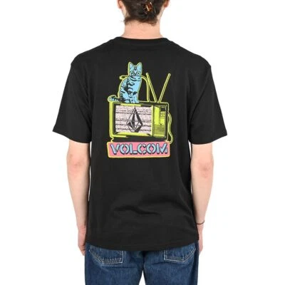 Volcom CATV T-Shirt A Maniche Corte - Nera - Immagine 1 di 4