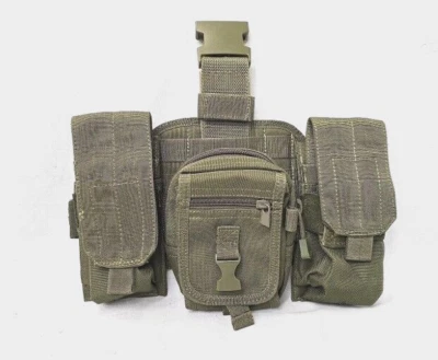 Plataforma de pierna Condor con bolsas Ranger verde Foto 1 de 4