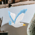  6 Pcs Hanging Paper Seagulls Mediterranean Wall Art Sculpture