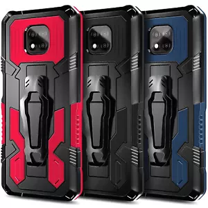 Case For Motorola Moto G Power (2021) Belt Clip Phone Cover with Tempered Glass - Picture 1 of 17