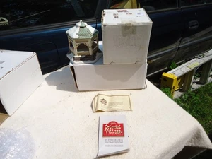 Lefton Colonial Village Victorian Gazebo 07925 Byron Wood 1990 BOX DEED - Picture 1 of 6