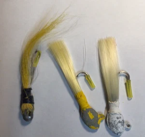 3 Vintage Feder Fliegenfischen Köder - Bild 1 von 5