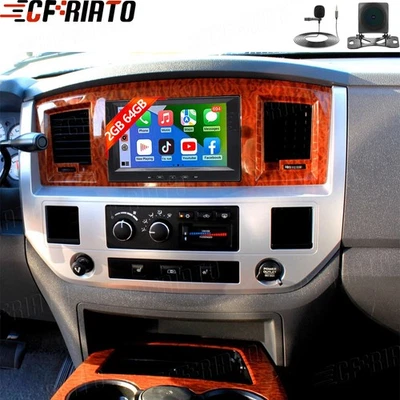 Radio estéreo GPS para Dodge RAM 1500 2500 3500 4500 2006-2008 Android15 CarPlay Foto 1 de 4