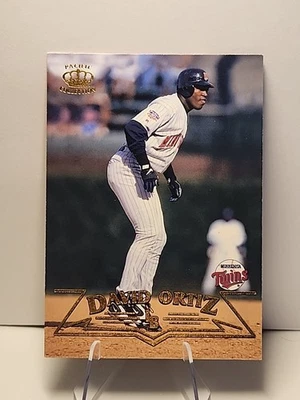 1998 Pacific Crown Collection - David Ortiz #139 RC Twins - Red Sox - Image 1 of 2