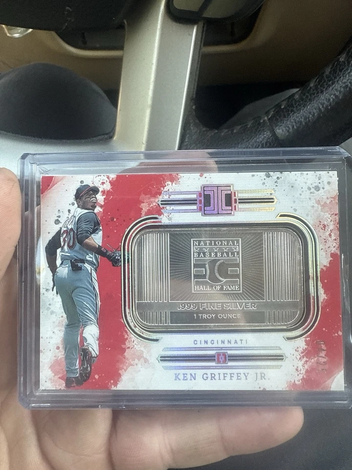 2025 Panini Impeccable Ken Griffey Jr Silver Hall Of Fame Bar 4/25 - Image 1 of 2