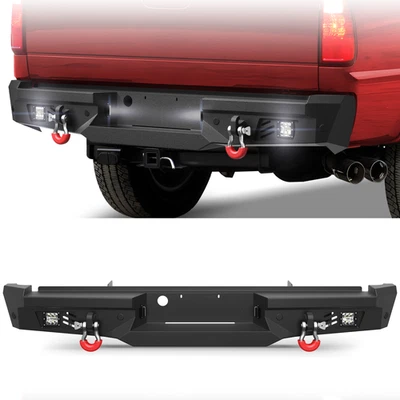 For 1999-2016 Ford F250 F350 F450 Super Duty 3rd Gen Rear Bumper W/ Sensor Holes - Imagem 1 de 4
