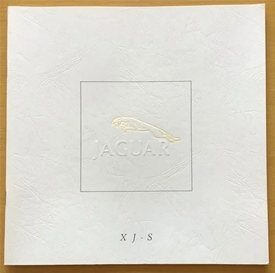 Folheto de vendas JAGUAR XJS carro LF 1988-89 #JAG 88/26 V12 CONVERSÍVEL cupê ++ - Imagem 1 de 4