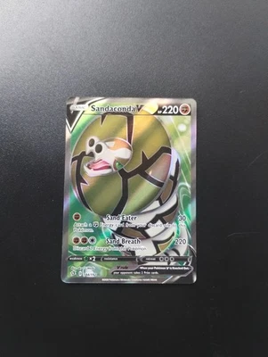Sandaconda V 184/192 Rebel Clash NM Ultra Rare Full Art Pokemon Card - Image 1 of 2