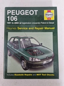 Peugeot 106 Haynes Manual 1991 to 02 petrol & diesel GTi Rallye Quicksilver XSi - Picture 1 of 21