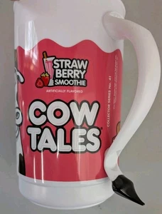 Strawberry Smoothie COW TALES Mug Tumbler Whirley Industries Tail Handle Rare - Picture 1 of 6