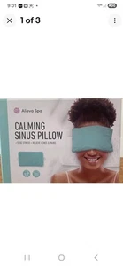 Alieva Spa beruhigende Nasennebenhöhlen Kissen Maske Lavendel mikrowellengeeignet/einfrieren Neu im Karton KOSTENLOSER VERSAND - Bild 1 von 5