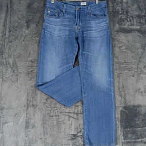 AG Adriano Goldschmied The Graduate Jeans Mens 32R Blue Tailored Leg Denim - Picture 1 of 12