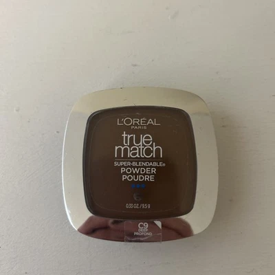 L'oreal True Match Super Blendable Powder Foundation Makeup ~ C9 DEEP ~ 0.33 oz - Image 1 of 2