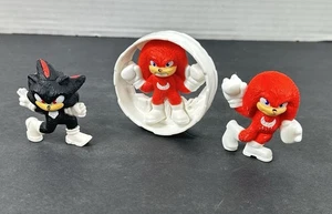 McDonald's 2024 Happy Meal Toy Sonic 3 The Hedgehog Shadow Knuckles Figura Sciolta - Foto 1 di 5