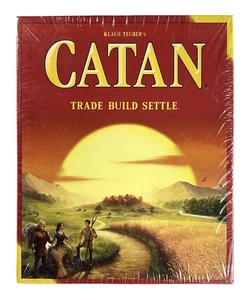 Klaus Teuber's Catan Trade Build Settle 2019 Board Game New Factory Sealed - Picture 1 of 9