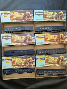 Lot of 6 Athearn Bev Bel Baltimore Ohio B&O Passenger Car HO Bluff 7001 1125 - Picture 1 of 12