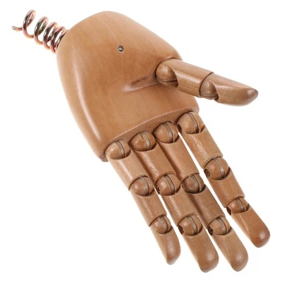  Kunstzeichnung Handmodell Künstler Holzpuppe Figur Holz bewegliche linke Hand - Bild 1 von 4