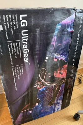 LG 38GN950-B 38” UltraGear Curved WQHD+ Nano IPS 1ms 160Hz Monitor - Image 1 of 4