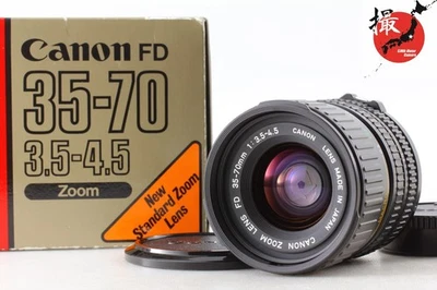 Macro 【 MINT in Box 】 Canon New FD 35-70mm f/3.5-4.5 Zoom MF NFD Lens From Japan - Image 1 of 4